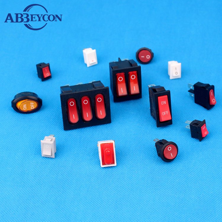 KCD5-101 ON-OFF Rocker Switch SPST Wenzhou Electrical Rocker Switch 10A 125V ON-OFF-ON Rocker Switch