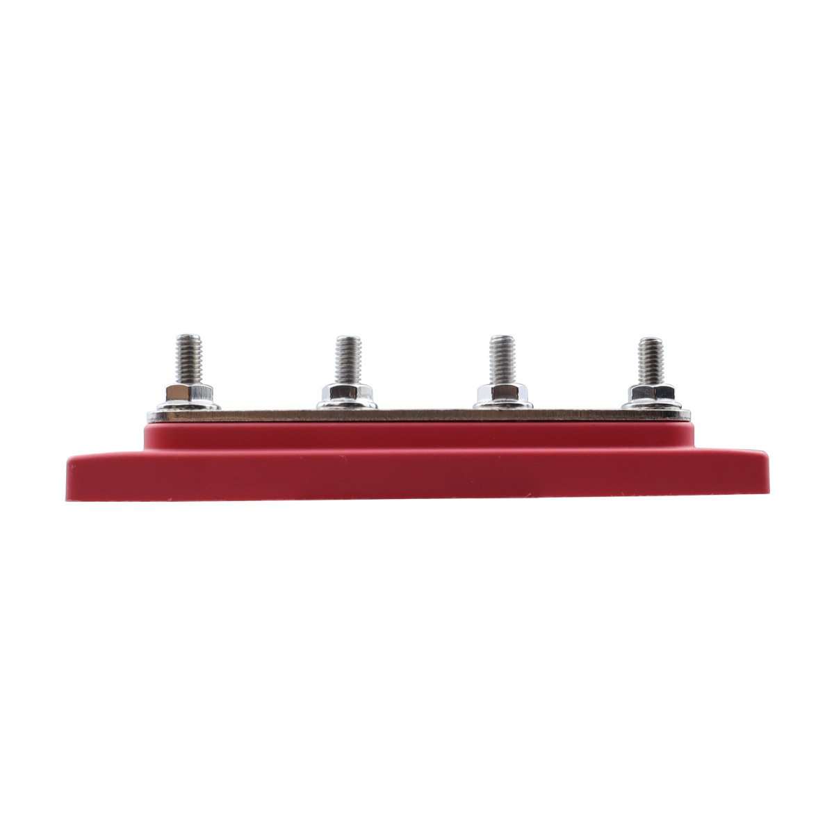 48V 100A/150A Electric Battery Copper 4 Stud Power Terminal Block Positive Ground Distribution Block BusBar for Car Truc