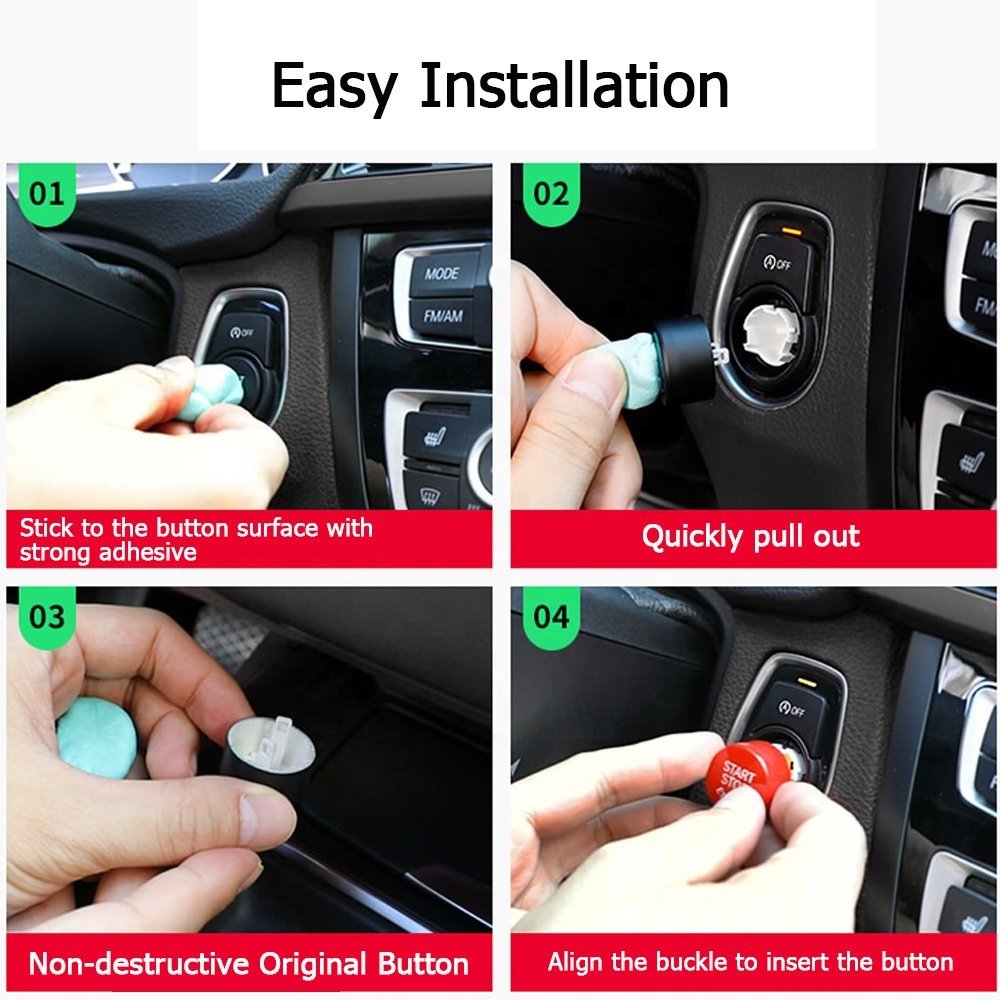 Engine Switch Power Ignition Start Stop Button for BMW 1 2 3 4 5 6 7 X1 X3 X4 X5 X6/F30 F10 F01 F15 G01 G30 G31 G11 G12