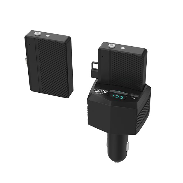 G728B QC3.0/PD2.0 Type-C/USB 65W Mini Portable Power Bank Cell Phone Charger for Car 12v Cigarette