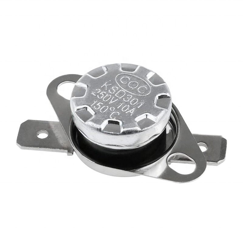 Bimetallic Bakelite Normal Closed Open Cut-Off KSD301 Thermostat 250V 10A Thermal Switch Manual Reset Automatic Reset for Dryer