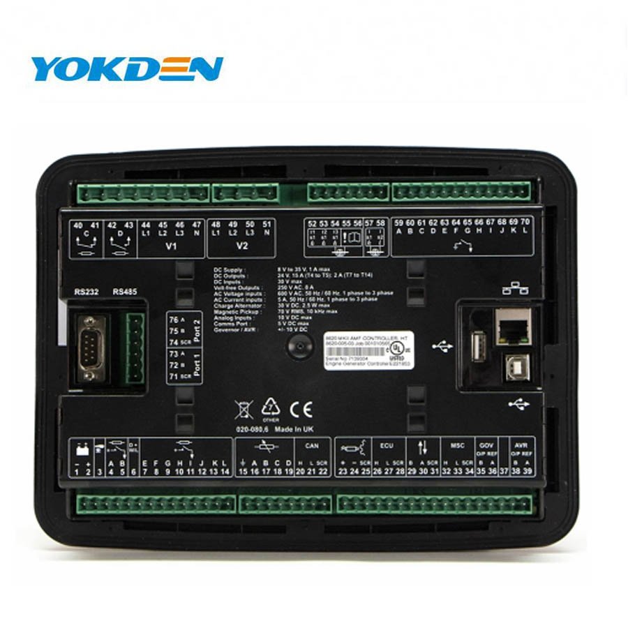Original Deep Sea DSE8620 MKII Synchronising Auto Mains Failure Load Sharing Control Module 8620