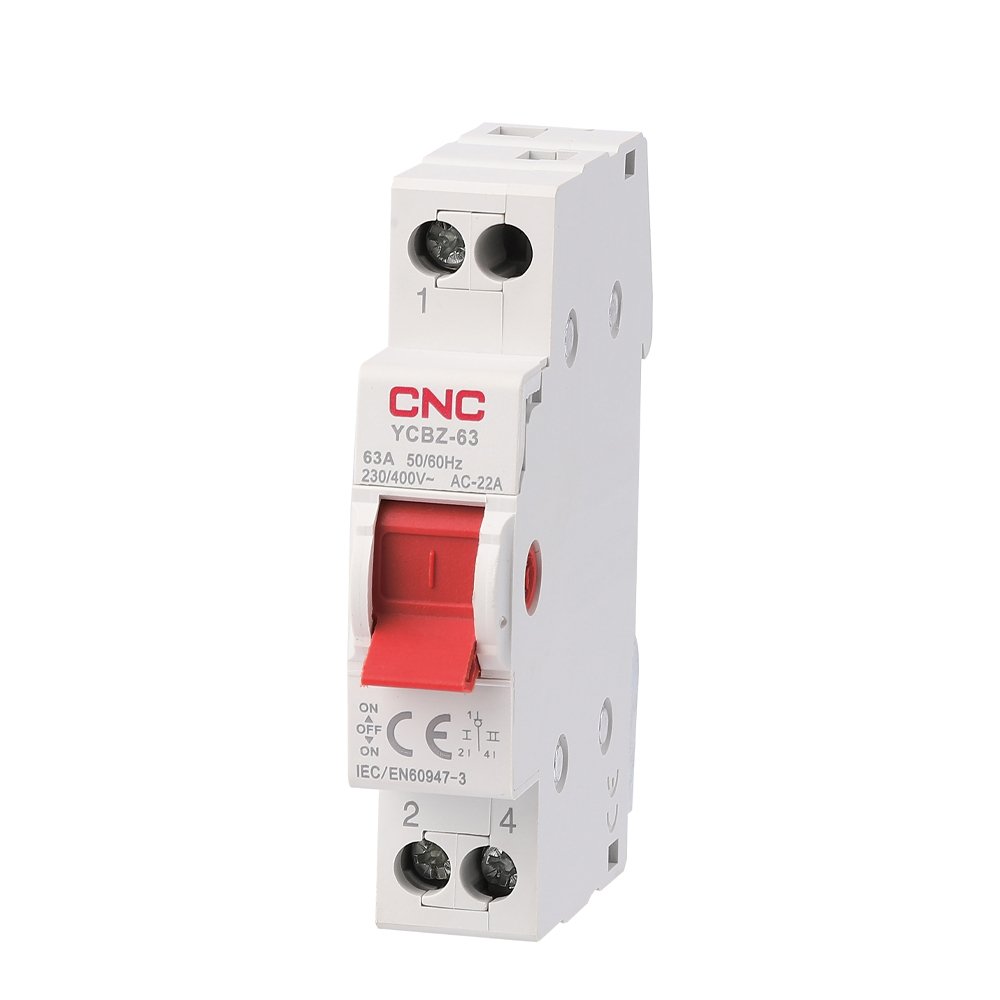 DIN Rail 50a Auto 630a Single 3 Phase Automatic Changeover Switch