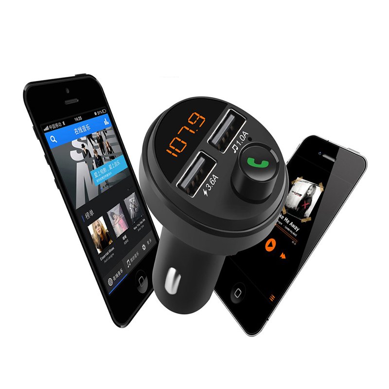5.0 Wireless BT Version Car Kit FM Transmitter Mp3 Player With BT Radio