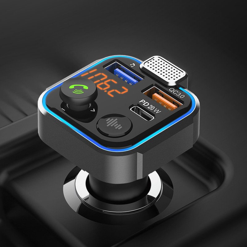 Hot Sale Bluetooth Car Kit Bluetooth Car Adapter MP3 Music Player Hifi Bass Wireless FM Bluetooth Transmitter for Car