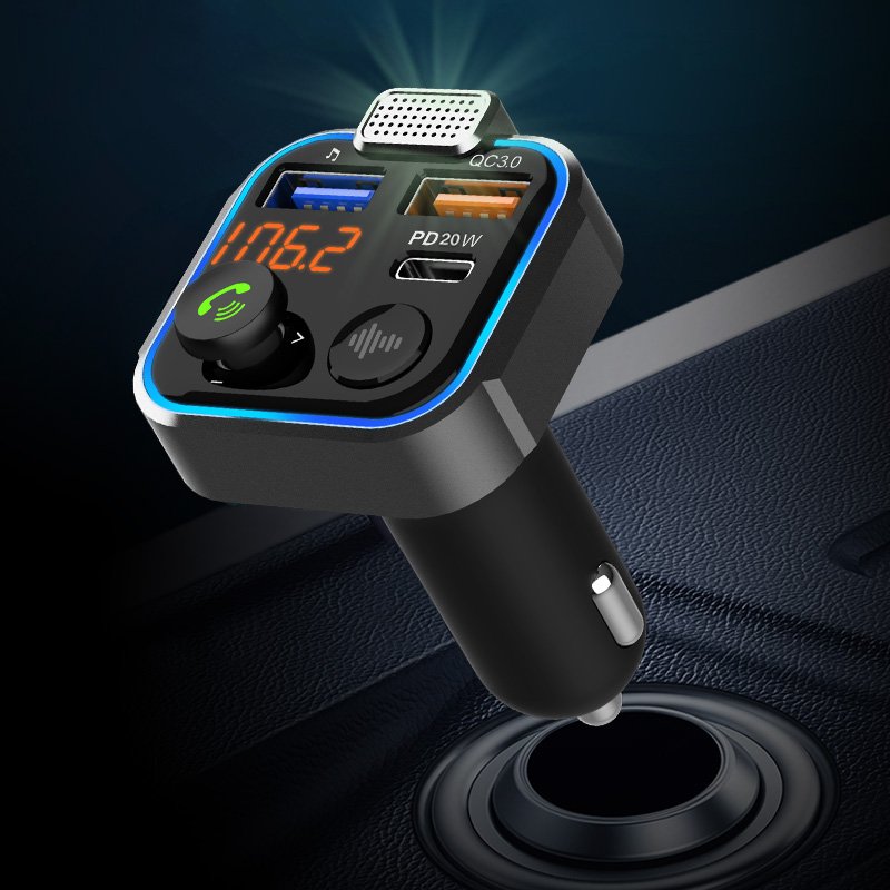 Hot Sale Bluetooth Car Kit Bluetooth Car Adapter MP3 Music Player Hifi Bass Wireless FM Bluetooth Transmitter for Car