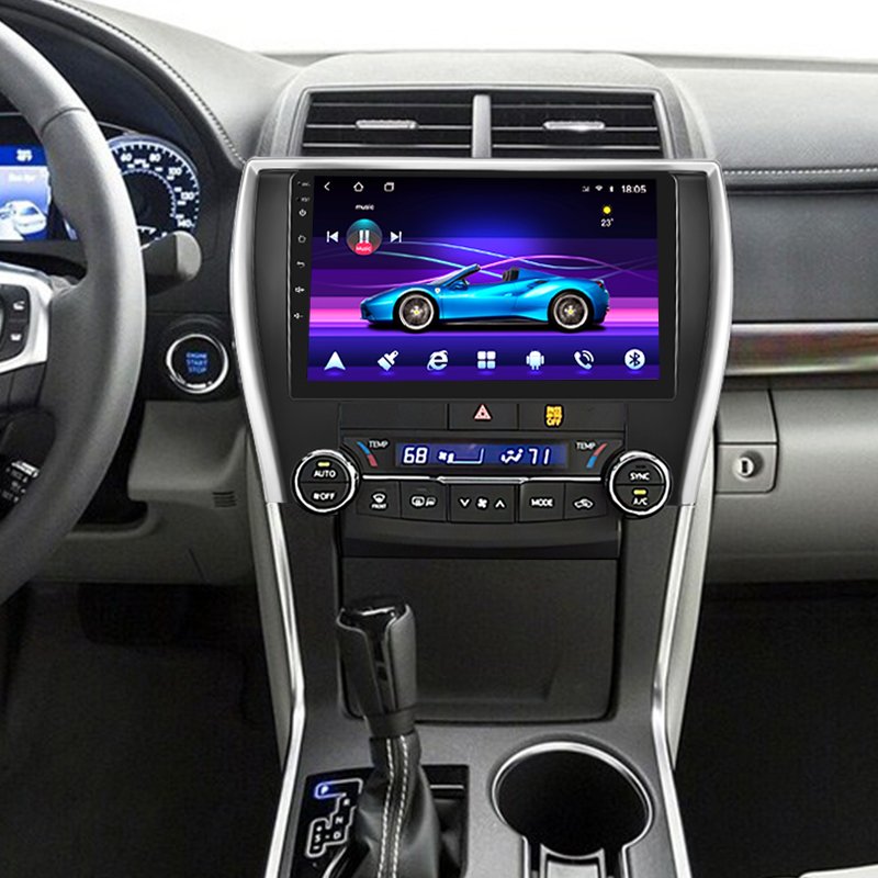 New Arrival 10 Inch Car Radio Frame Dashboard Panel Frame Android Gps Frame Kit for Toyota Camry 2015-2017