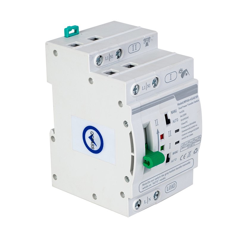 Uninterruptible milliseconds ATS dual power automatic transfer switch 110V/220V household emergency power supply
