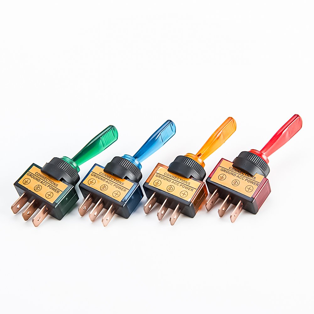 Kaier Auto Converting Switch Toggle Switch Two Way Three Way 12V 2pin 3pin on off on Car Switch