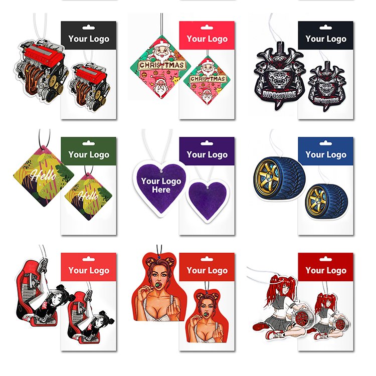 Card Car Cool Car Perfume Freshener Custom Air Freshener Car With Logo