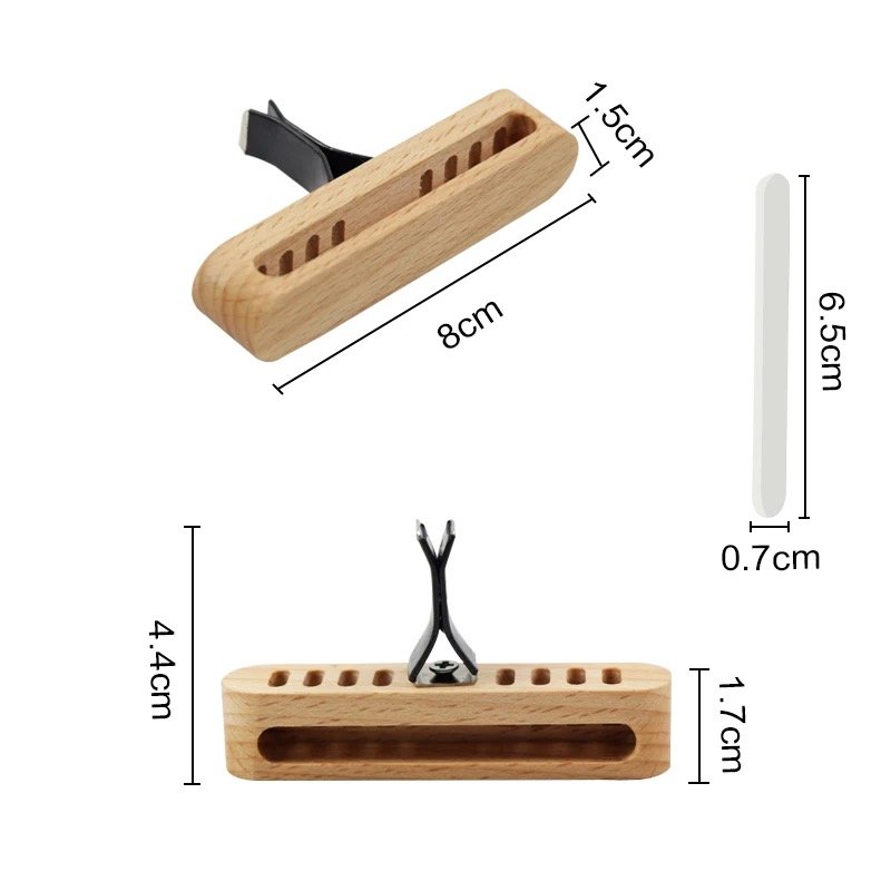 Creative long strip car air conditioning outlet perfume clip small gift car deodorizing perfume car aromatherapy