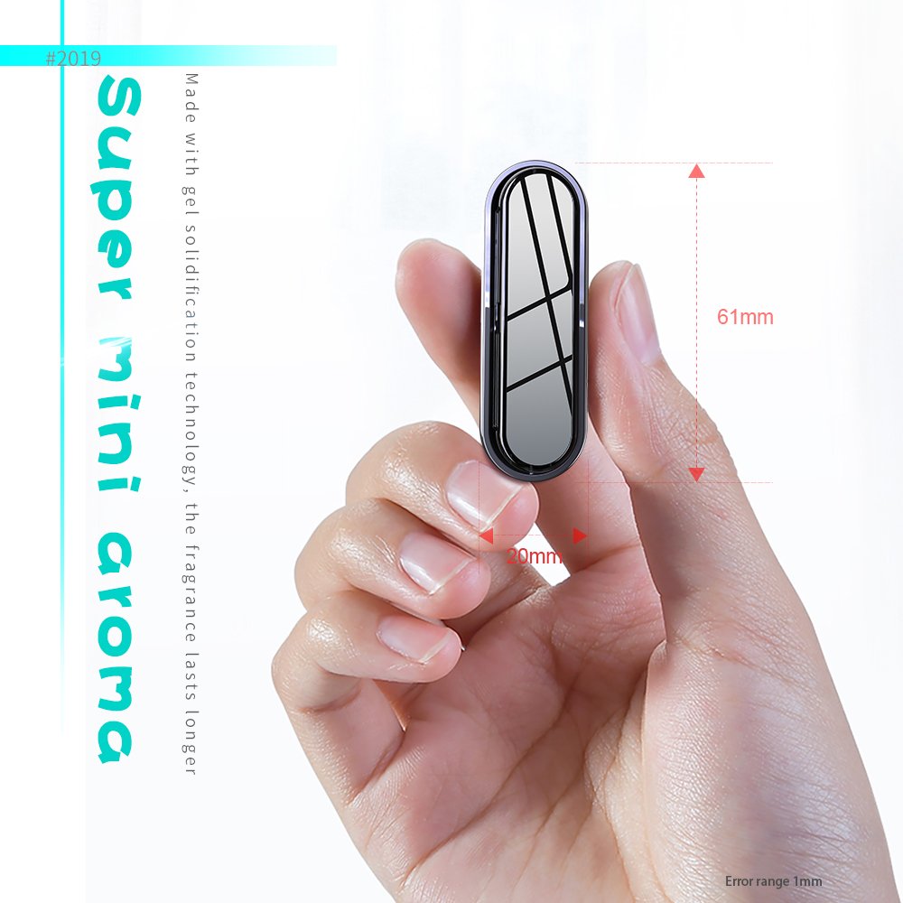 Car Accessories 2024 Car Freshener Mirror Silver Aroma Diffuser Luxury Car Air Diffuser