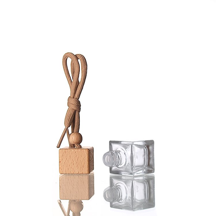 OEM customized 5ml hanging car rearview mirror perfume bottle mini air freshener bottle