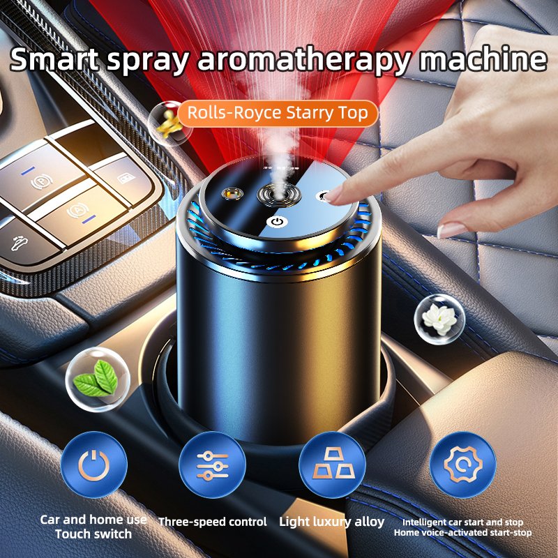 Adjustable Concentration 50ml Smart Car Air Freshener Car Diffuser Air Fresheners with Star Projector