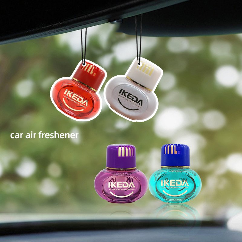 Manufacture low price luxury perfume bottle scent hanging paper car air freshener