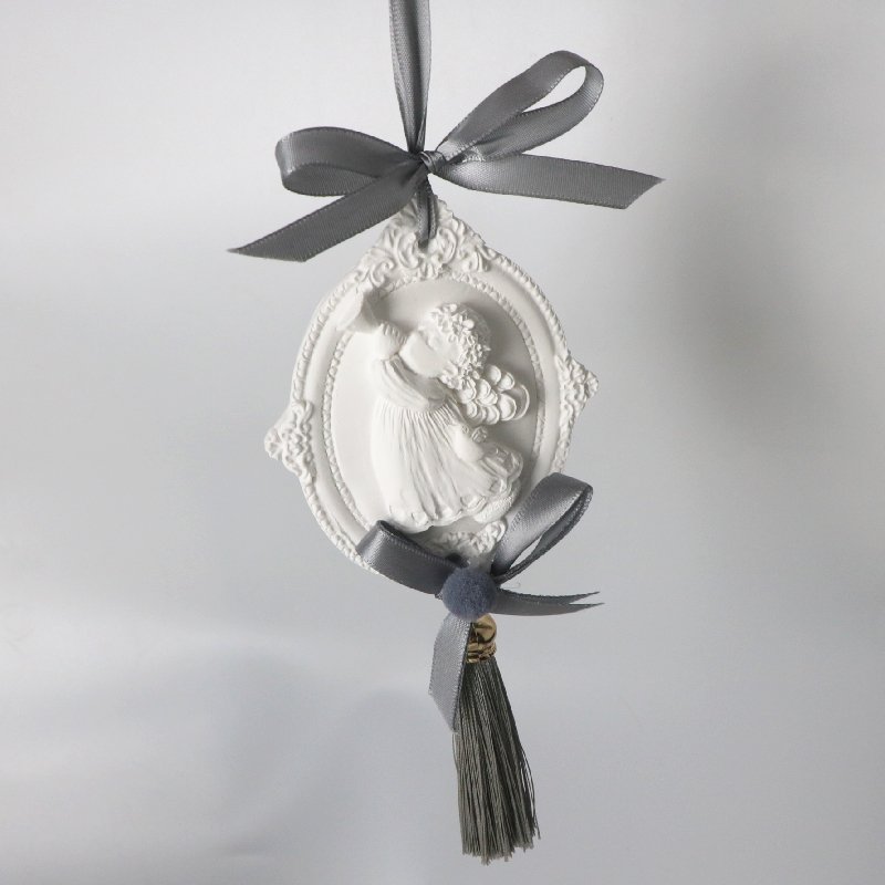 Hot Stock Hanging Plaster Trim Car Fragrance Stone Essential Oil Fragrance Diffuser Ceramic Gift Freshener