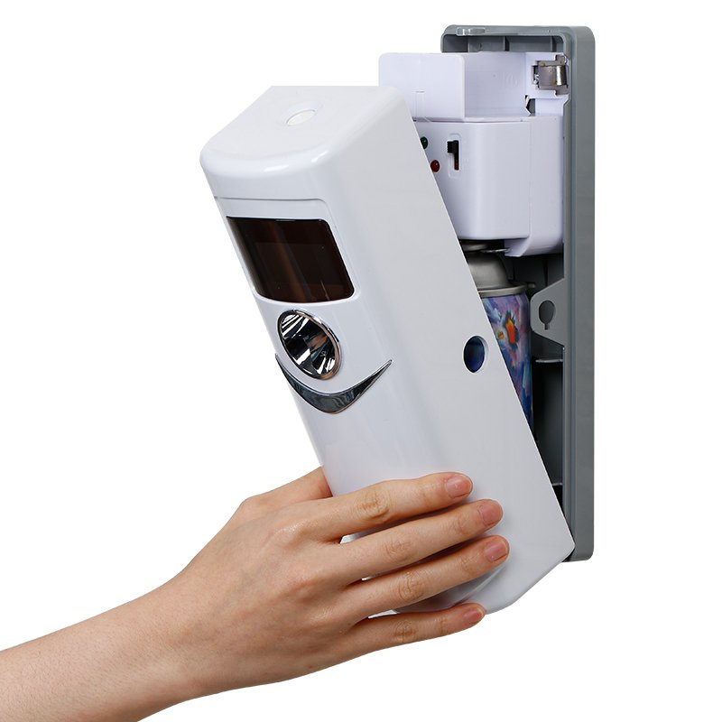 Super September Newest Light Sensor LED Aerosol Dispenser 300ml Air Freshener for Hotel Bathroom Car