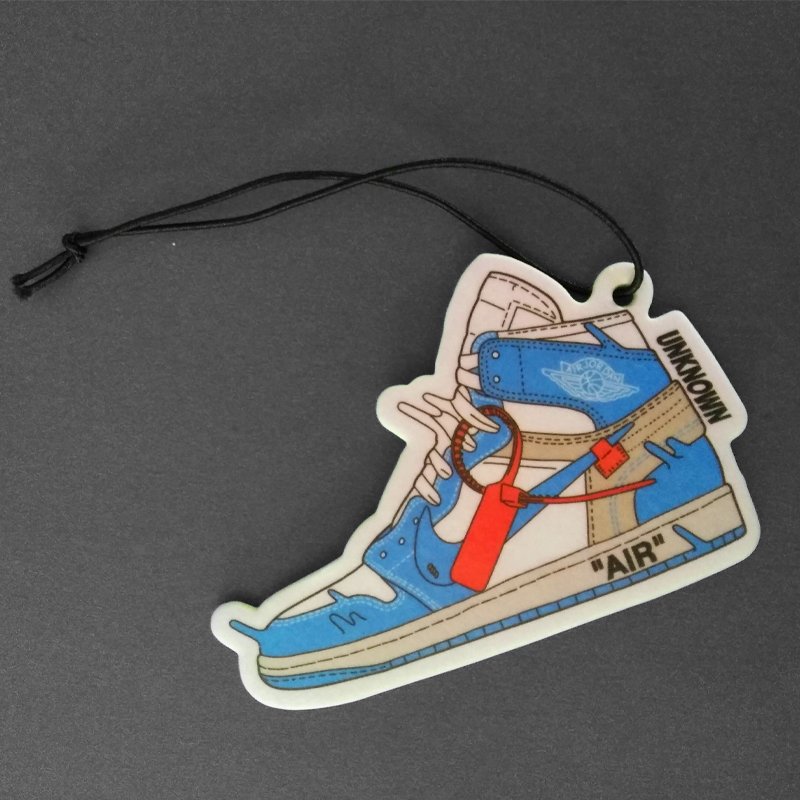 Custom sneaker car air freshener hanging air fresheners good printing air fresheners