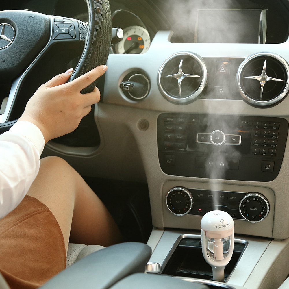 Usb Mini Ultrasonic Car Aroma Aromatherapy Freshener Essential Oil Air Purifier Diffuser