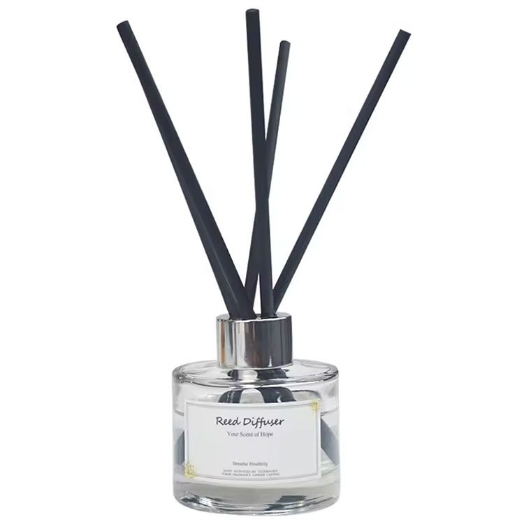 Wholesale highly scented 1000ml reed diffuser set elegant home fragrance organic air freshener luxury reed diffuser with flower