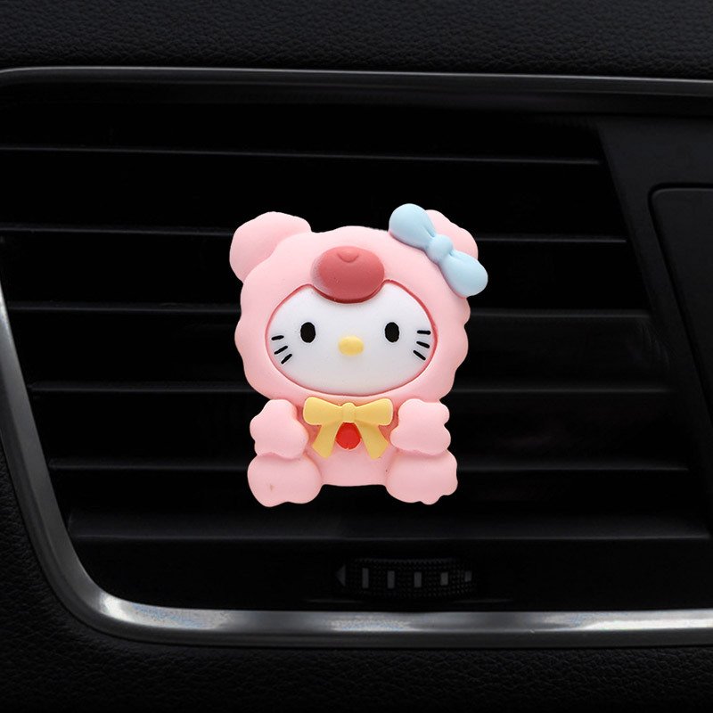 Car aromatherapy cartoon cute car outlet decoration Aromatherapy Sanrio car light fragrance with perfume decoration
