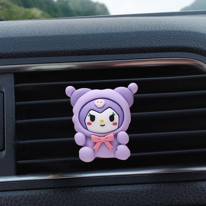 Car aromatherapy cartoon cute car outlet decoration Aromatherapy Sanrio car light fragrance with perfume decoration