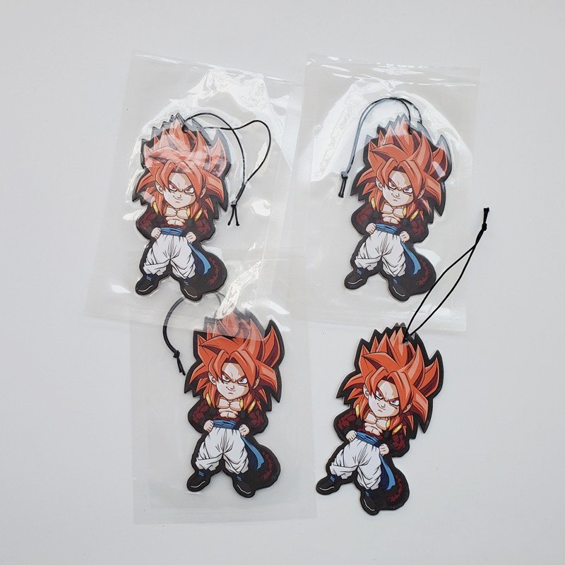 Stock cute cartoon air freshener car accessories custom logo smell perfume paper hanging air fresheners
