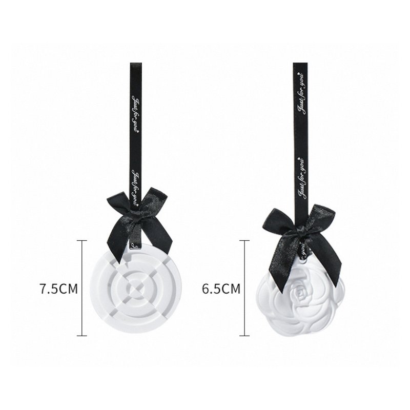 Factory Direct Car Wardrobe Air Freshener Hanging Ceramic Aroma Stone Diffuser Car Hanging Air Freshener Repeatable Perfume