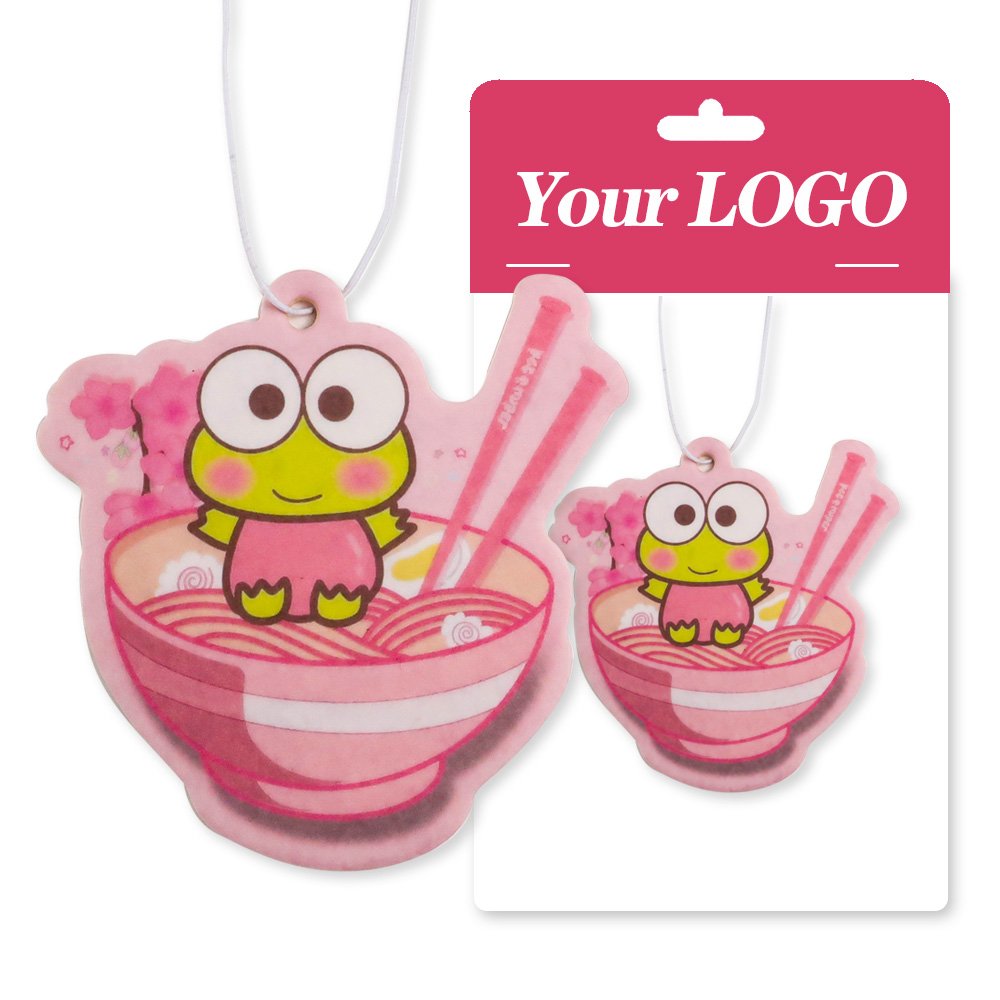 Personalized custom logo model car fragrance printed paper car scent freshener hanging perfume car smell air freshener