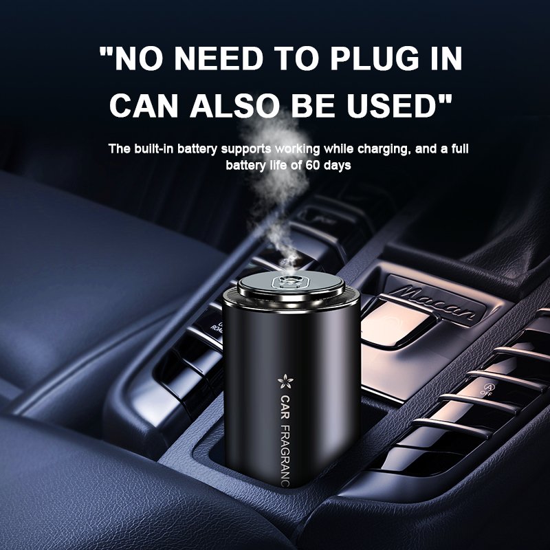 Newest Electric Car Scent Air Freshener Diffuser One-click Automatic Control Car Aroma Diffuser