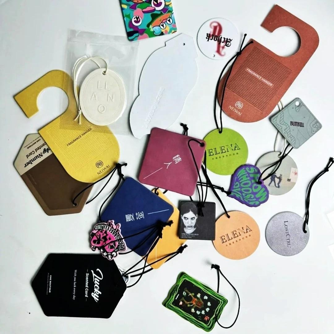 Limited Time Offer! 12-Piece Fashion Car Paper Air Freshener Hanger Exclusive Interior Accessory Gift Blind Box