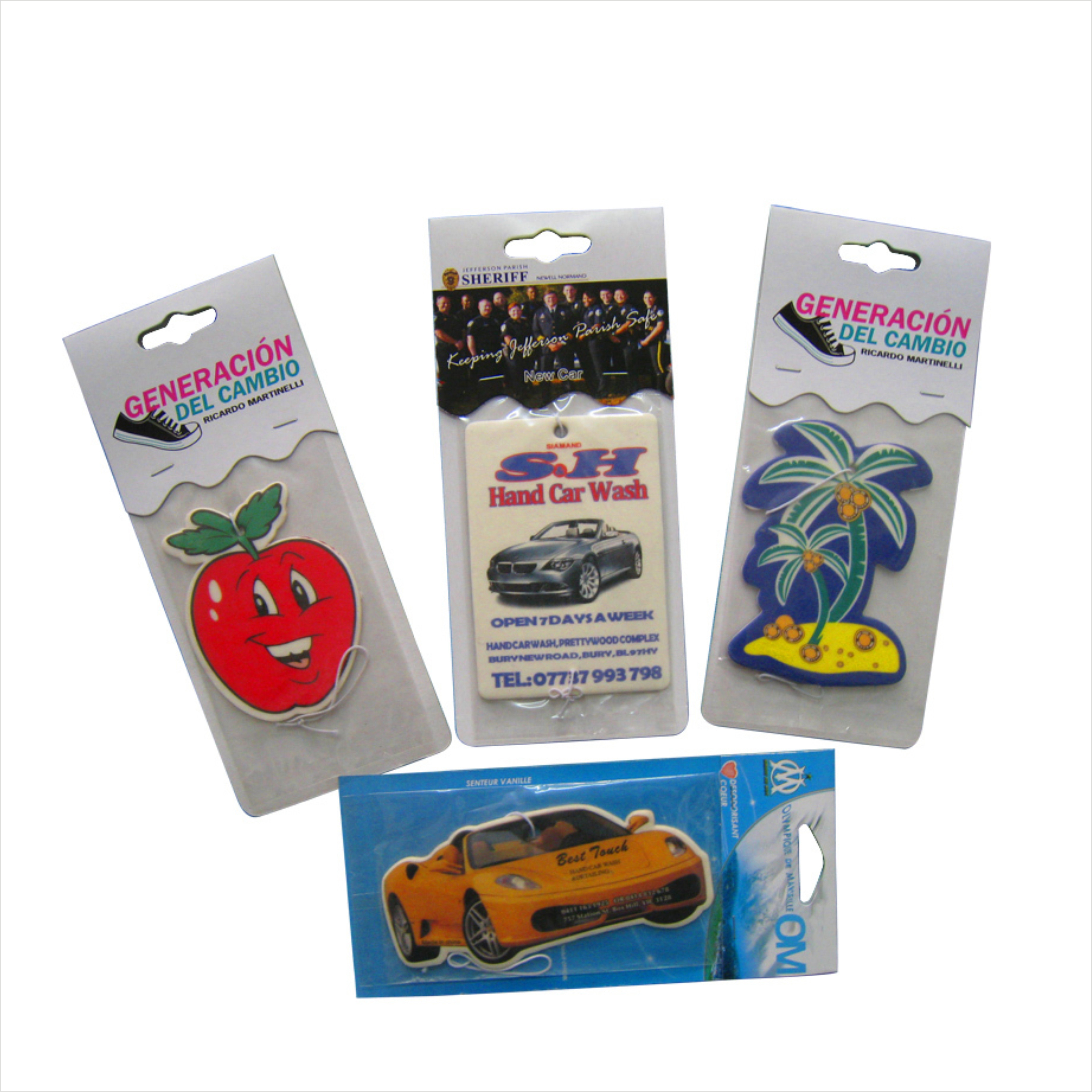 Best Selling Promotional Advertising Cheapest Paper Car Air Fresheners