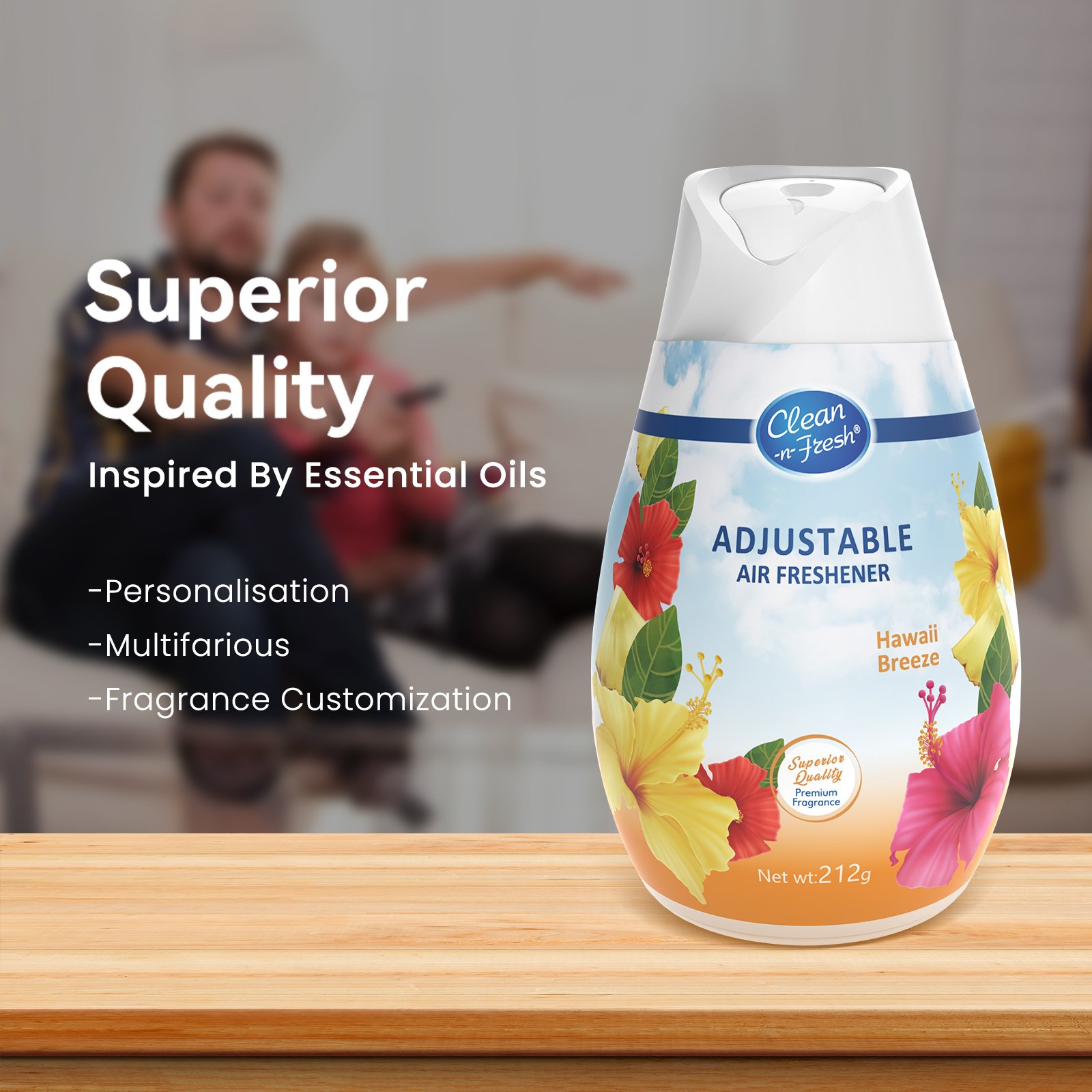 Factory Wholesale Air Freshener Scented Perfume Gel Eco-Friendly Solid Gel Air Freshener