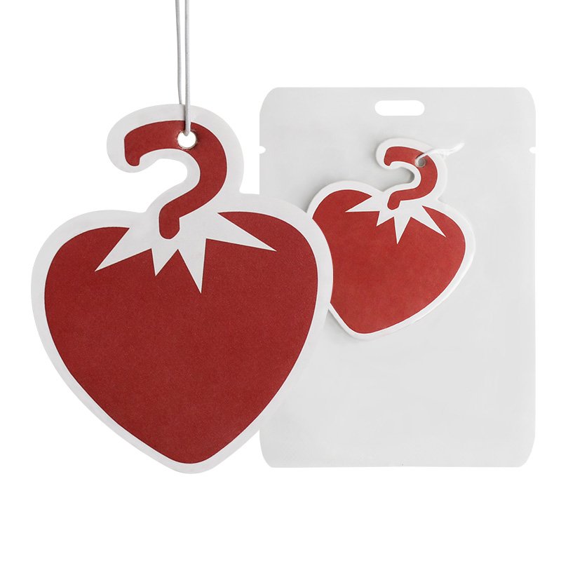 Eco-Friendly Perfume Car Hanging Fragrance Paper Air Freshener In The Car Air Freshener Card
