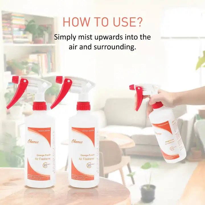 Best Choice 500ml Fresh Citrus Orange Punch Fragrance Air Fresheners Long Lasting Spray for Car Home Metered Aerosol Deodorant