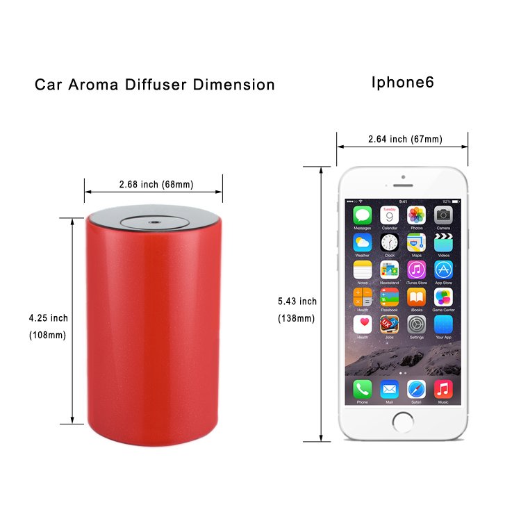 Custom Logo USB 10ml No Water Waterless Aromatherapy Essential OIl Aroma Diffuser Mini Car Air Freshener