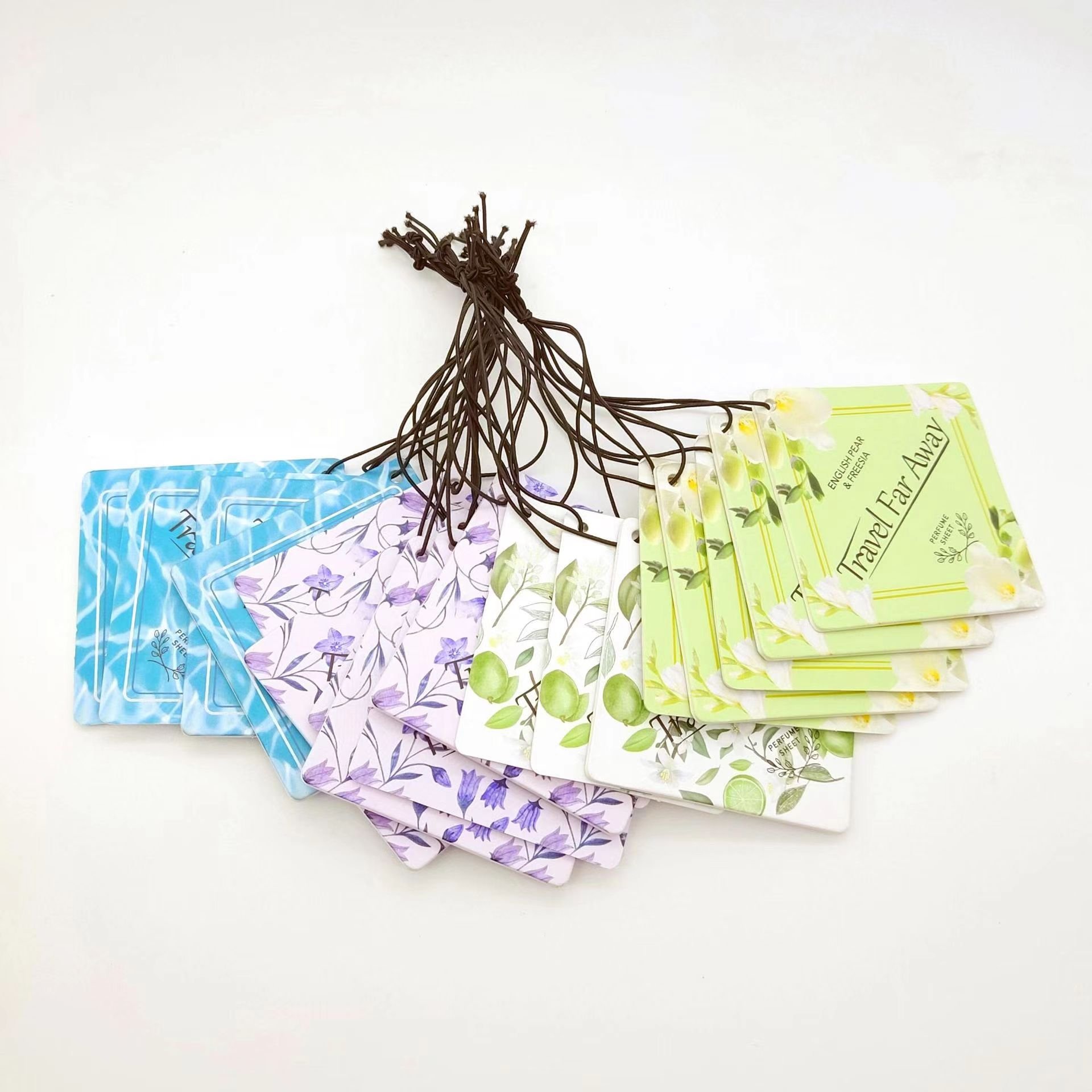 2025 Hot Sale Custom New Long Lasting All Scents Design Printed Square shape Paper car air freshener