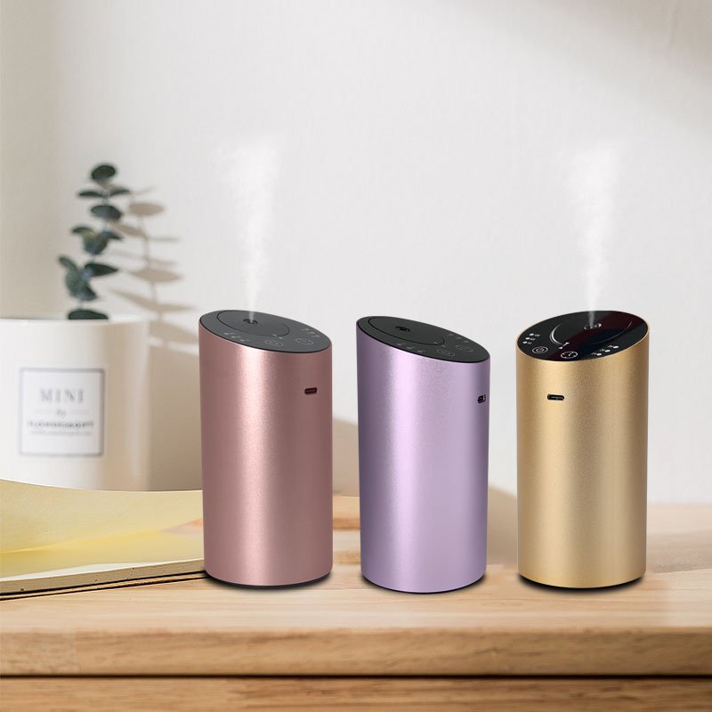Wholesale Luxury USB Aluminum Alloy Car Air Freshener Diffusers Wholesale Aroma Essential Oil Car Diffuser