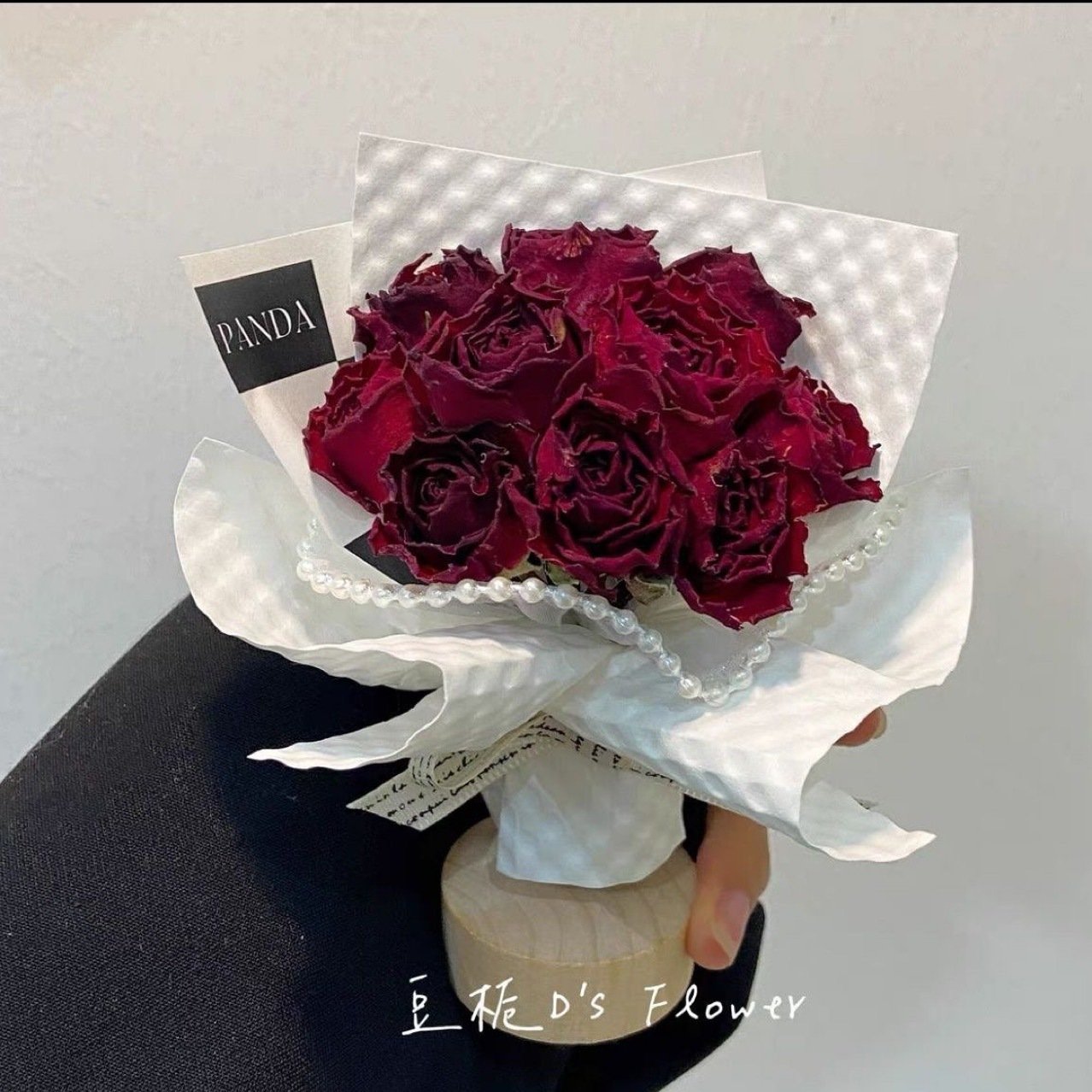 Solid Mini Bouquet Car Perfume Clip Eternal Flower Air Conditioning Outlet Fragrance Freshener Dashboard Dashboard Ornament