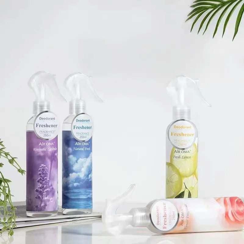 8 Fragrances Smell Good Car Air Fresher Custom Long Lasting Odor Eliminator 250ml Air Fresher Spray For Car And Home