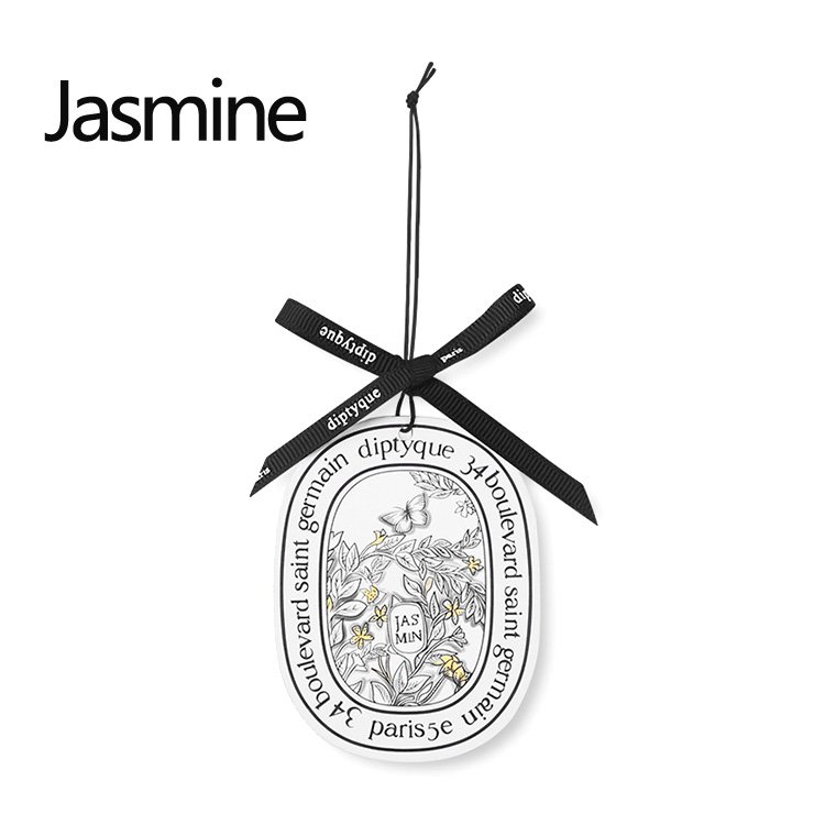 Promotional Auto Perfume Accessories Hanging Jasmine Scent Custom Mini Rose Car Air Freshener Stickers