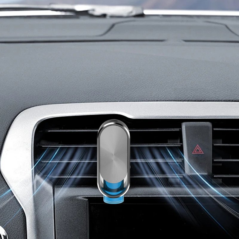Luxury Aluminium Ultrasonic Car Air Freshener Diffuser Wholesale Aroma Essential Oil Car Vent Clip Diffuser