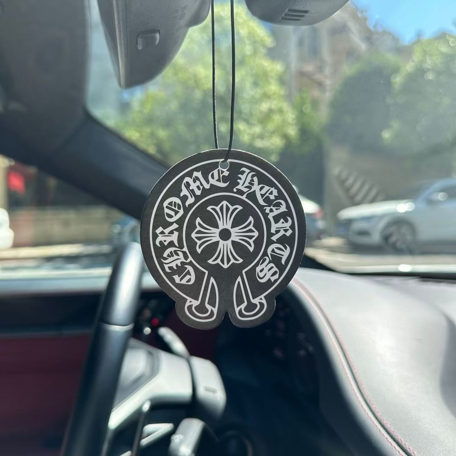 Hot custom design hanging air freshener Portable cross trend Car mounted car air freshener