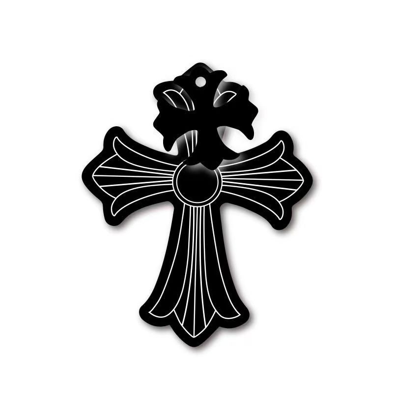 Hot custom design hanging air freshener Portable cross trend Car mounted car air freshener