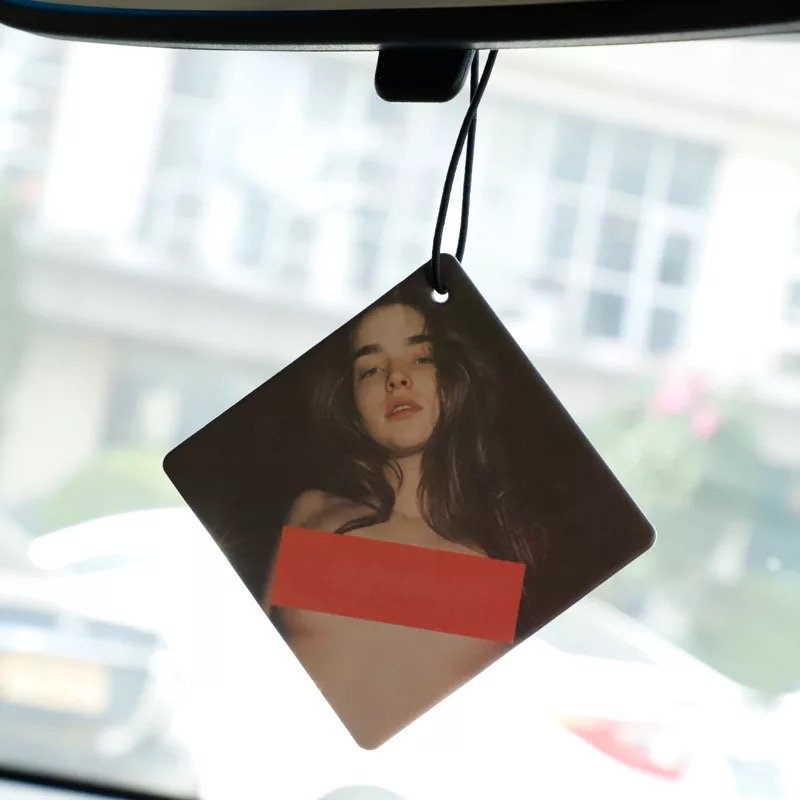 Custom paper car air freshener custom home hanging paper air freshener vent