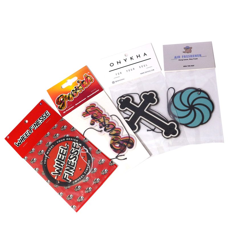 Custom paper car air freshener custom home hanging paper air freshener vent