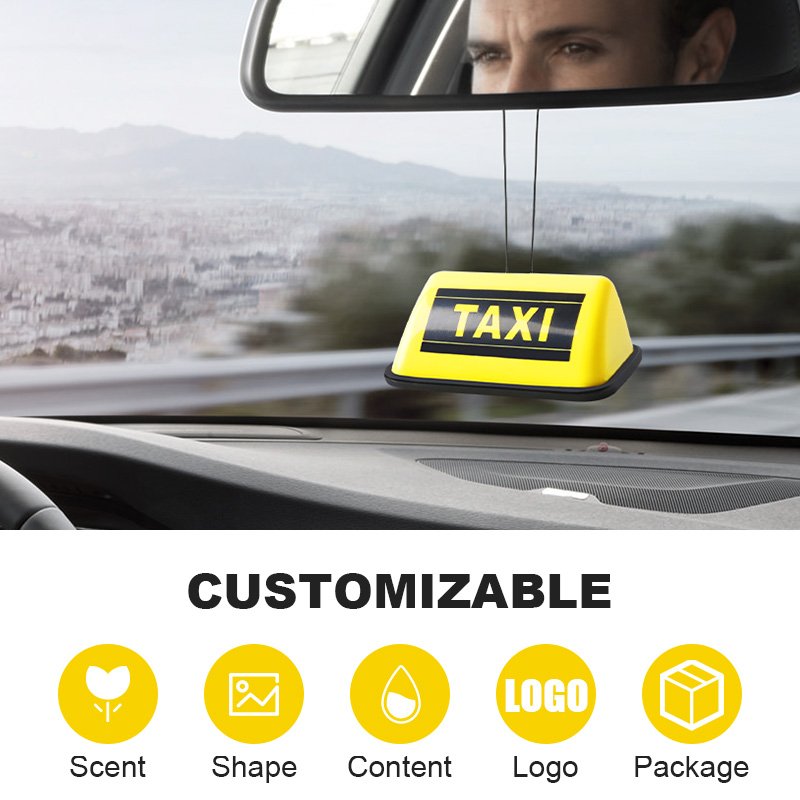 Masthome Creative Design Taxi Air Refresher Car Fresher Perfume & Fragrance Custom Air Freshener In The Car