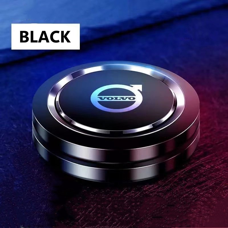 Luxury UFO Car Dashboard Air Freshener Aluminum Alloy Rotatable Car Perfume Diffuser Portable Car Gift Custom Air Freshener