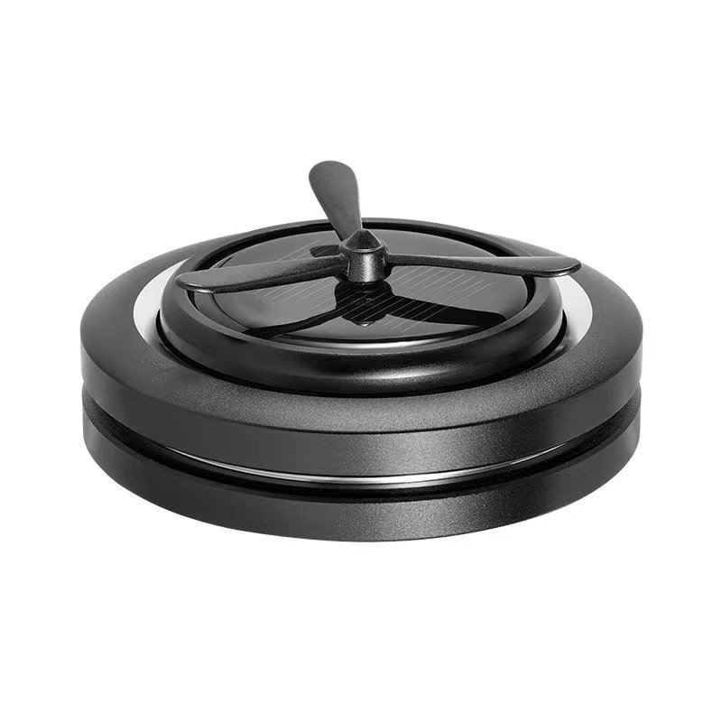 Luxury UFO Car Dashboard Air Freshener Aluminum Alloy Rotatable Car Perfume Diffuser Portable Car Gift Custom Air Freshener