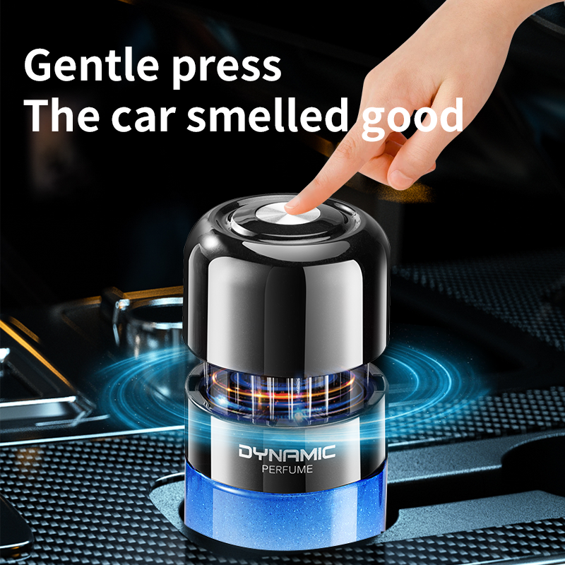 Hot selling factory press rotary solid balm for lasting fragrance removal Odor Air freshener car interior fragrance